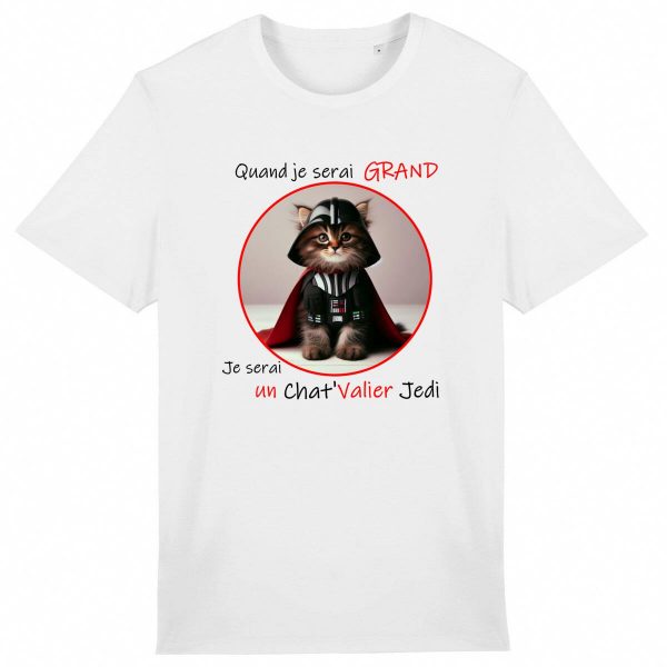 TShirt Unisexe - Chat Valier Jedi - Vador