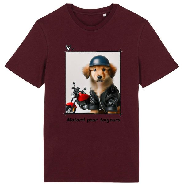 TShirt Unisexe – Motard pour toujours – Chien cool
