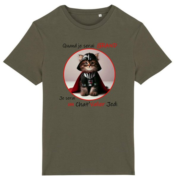 TShirt Unisexe - Chat Valier Jedi - Vador