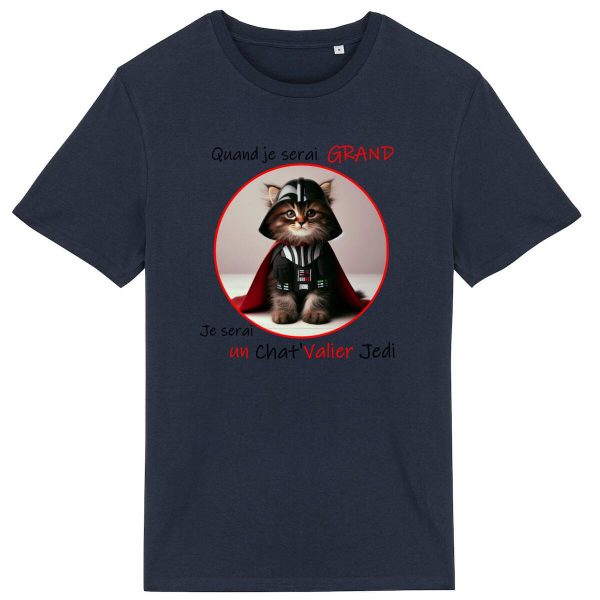 TShirt Unisexe - Chat Valier Jedi - Vador