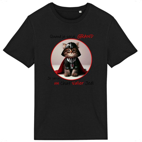 TShirt Unisexe - Chat Valier Jedi - Vador